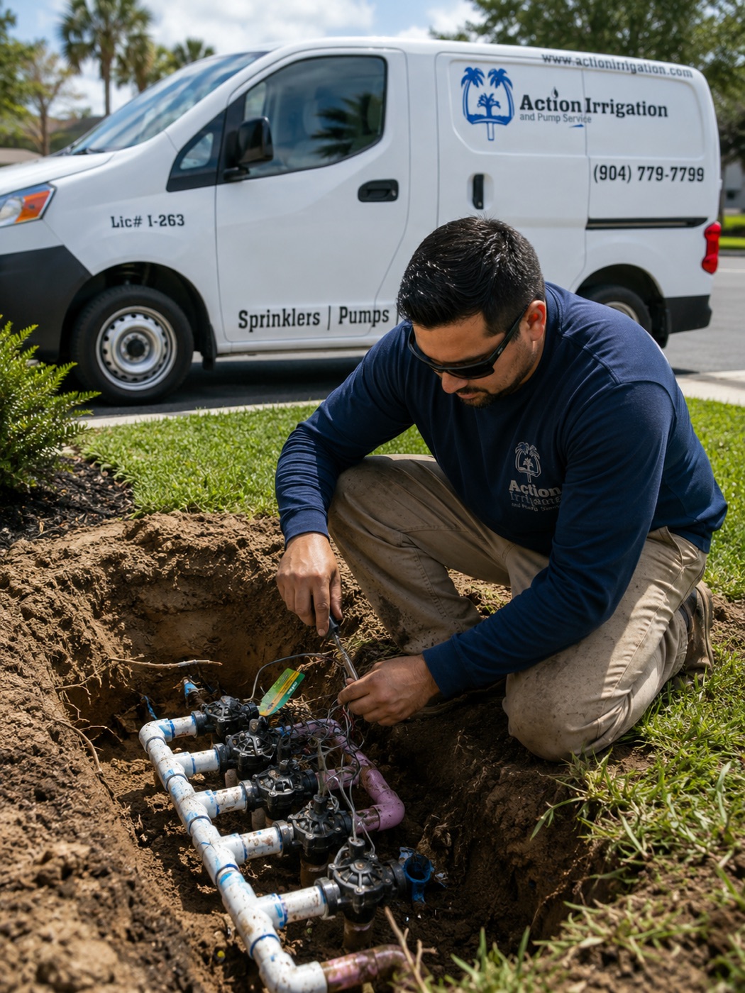 Irrigation valve repair, Jacksonville FL